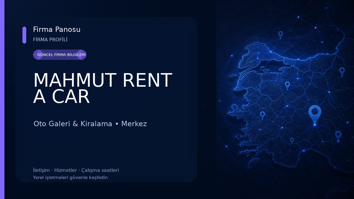 MAHMUT RENT A CAR 