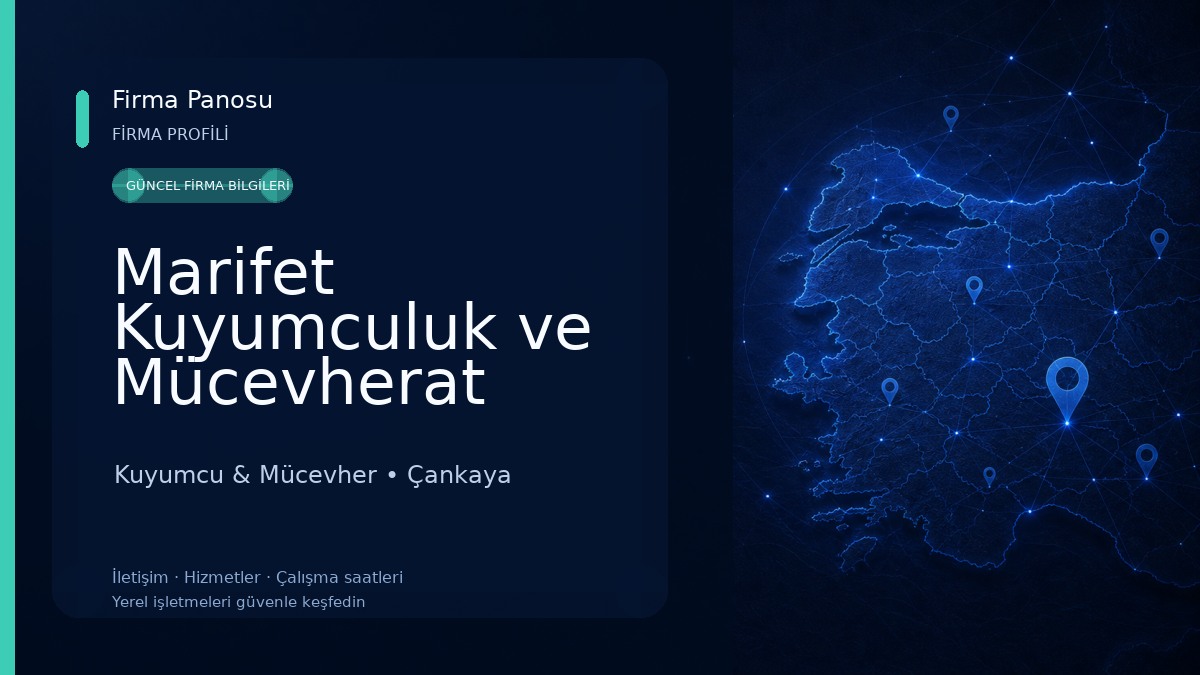 Marifet Kuyumculuk ve Mücevherat Kuyumcu & Mücevher
