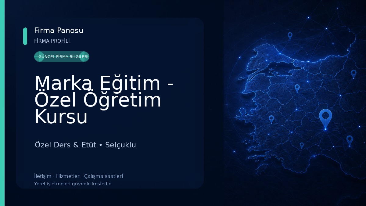Marka Eğitim - Özel Öğretim Kursu 