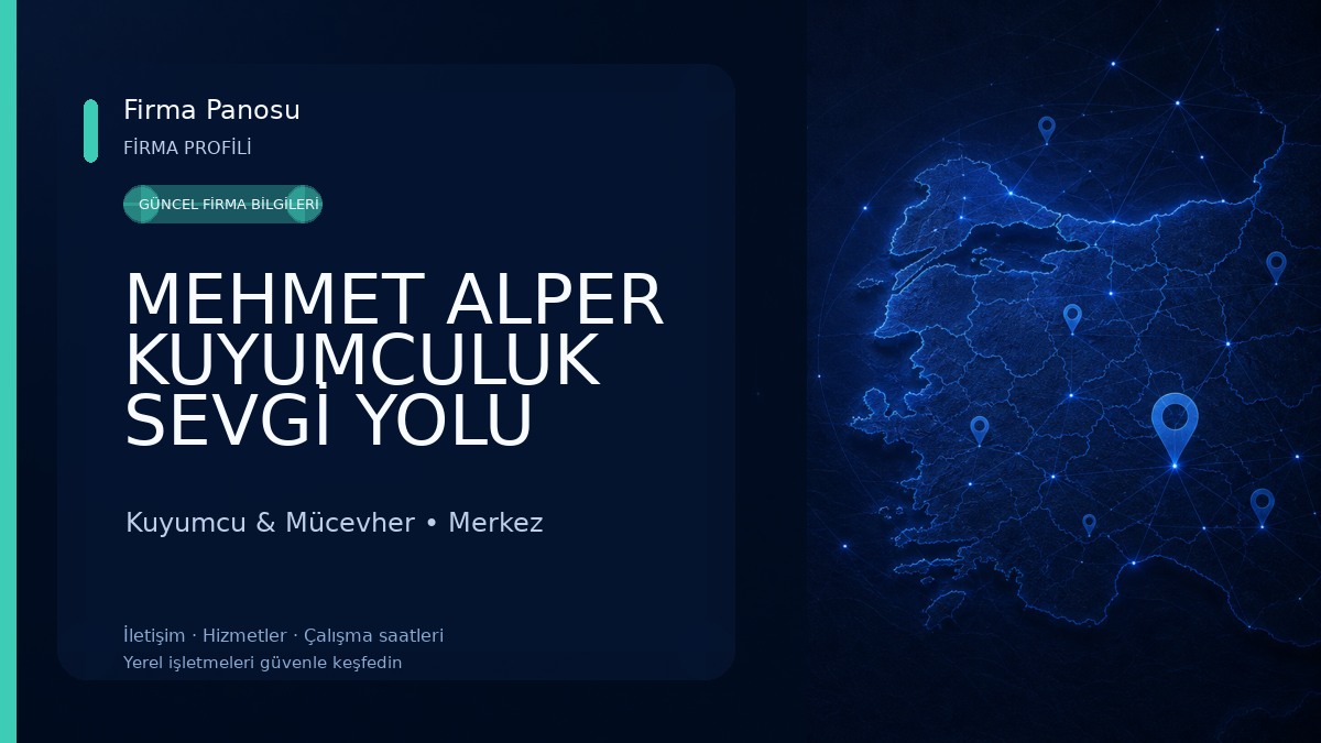 MEHMET ALPER KUYUMCULUK SEVGİ YOLU