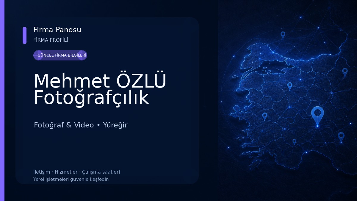 Mehmet ÖZLÜ Fotoğrafçılık Fotoğraf & Video