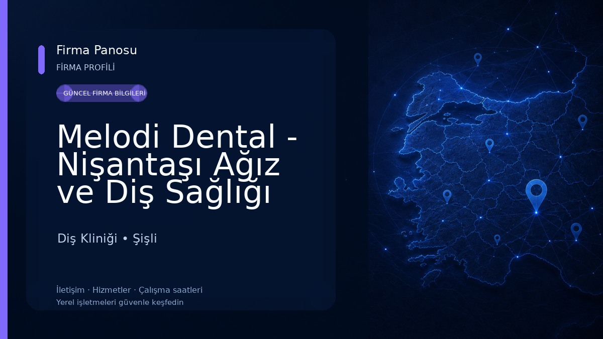 Melodi Dental - Nişantaşı Ağız ve Diş Sağlığı Merkezi Diş Kliniği