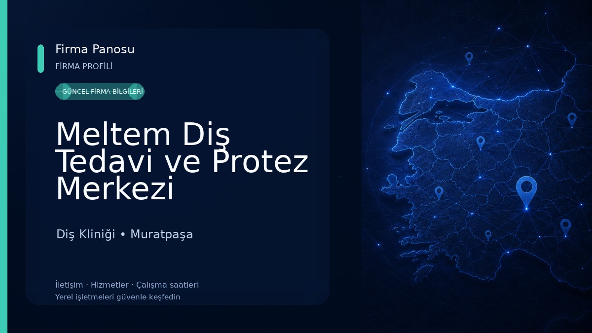 Meltem Diş Tedavi ve Protez Merkezi Diş Kliniği
