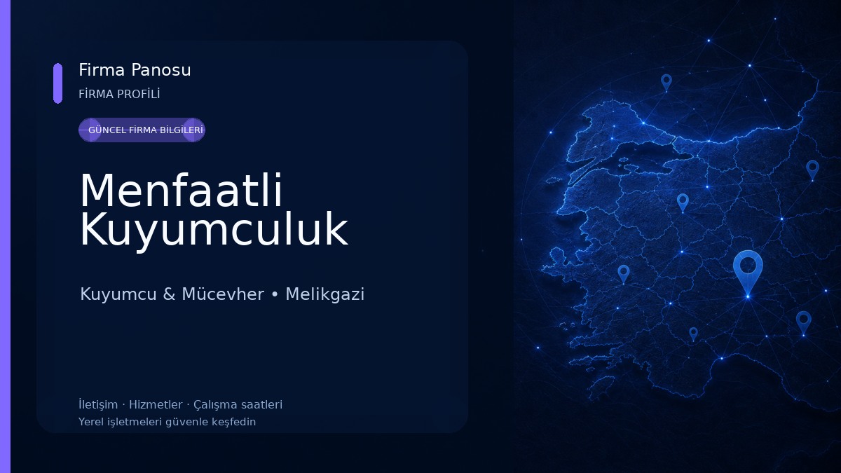 Menfaatli Kuyumculuk