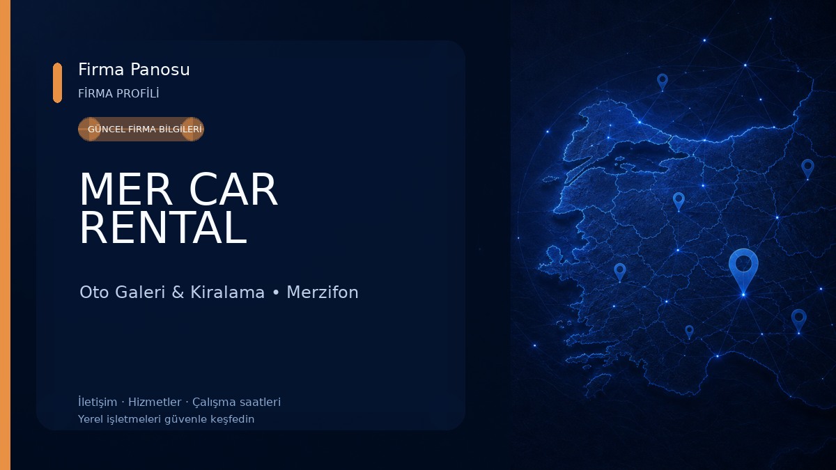 MER CAR RENTAL Oto Galeri & Kiralama