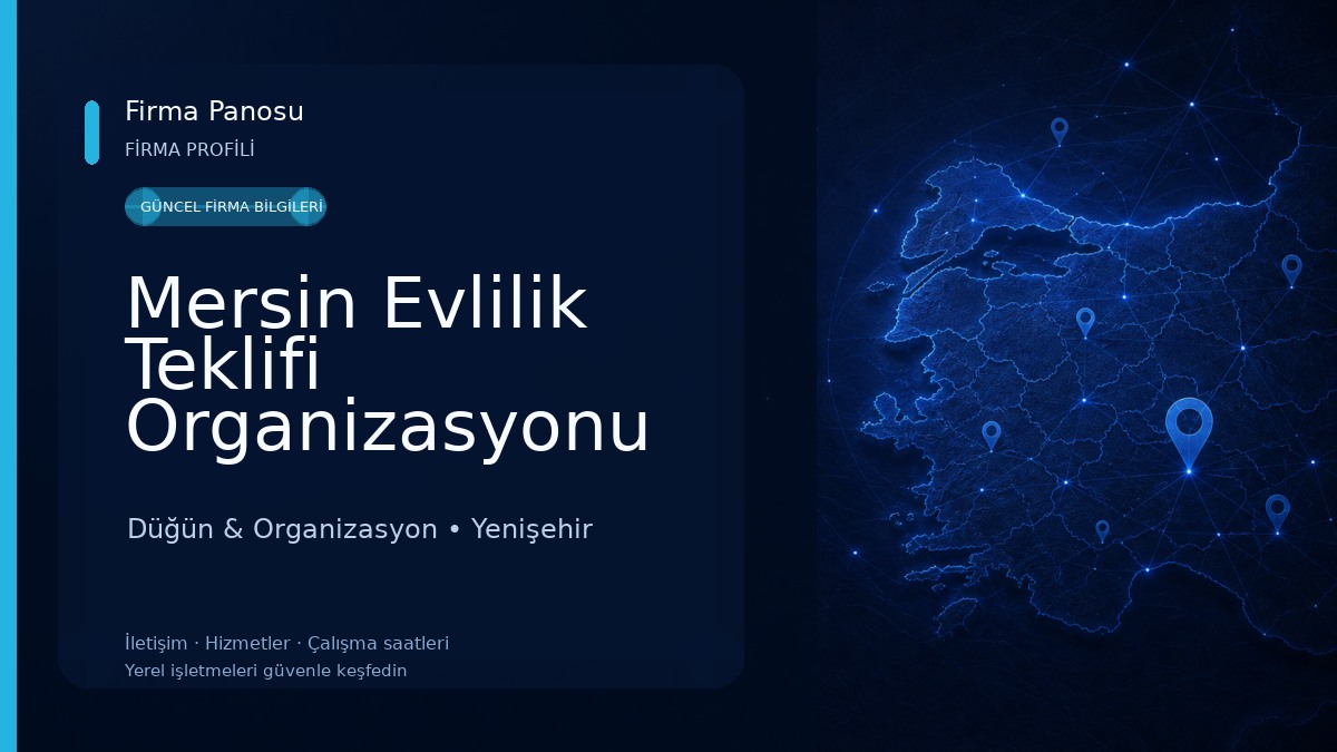 Mersin Evlilik Teklifi Organizasyonu Düğün & Organizasyon
