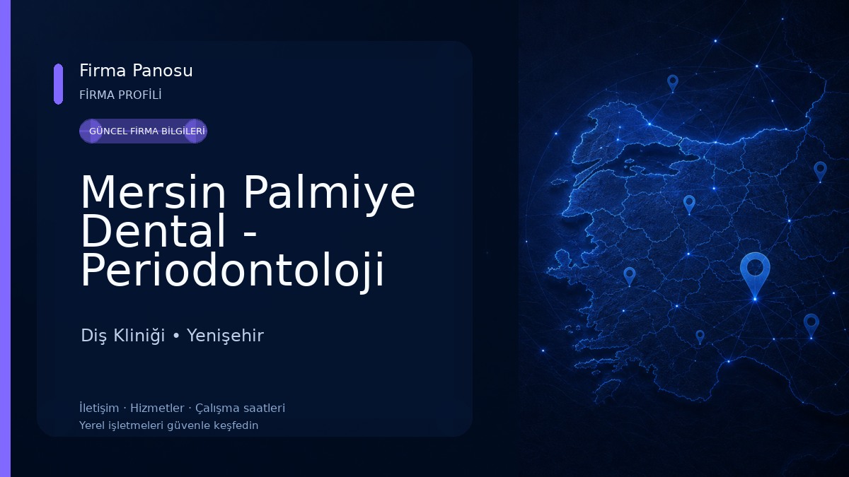 Mersin Palmiye Dental - Periodontoloji (Dişeti Hastalıkları cerrahisi), Çocuk Diş Hekimi, İmplant, Zirkonyum Diş Kliniği