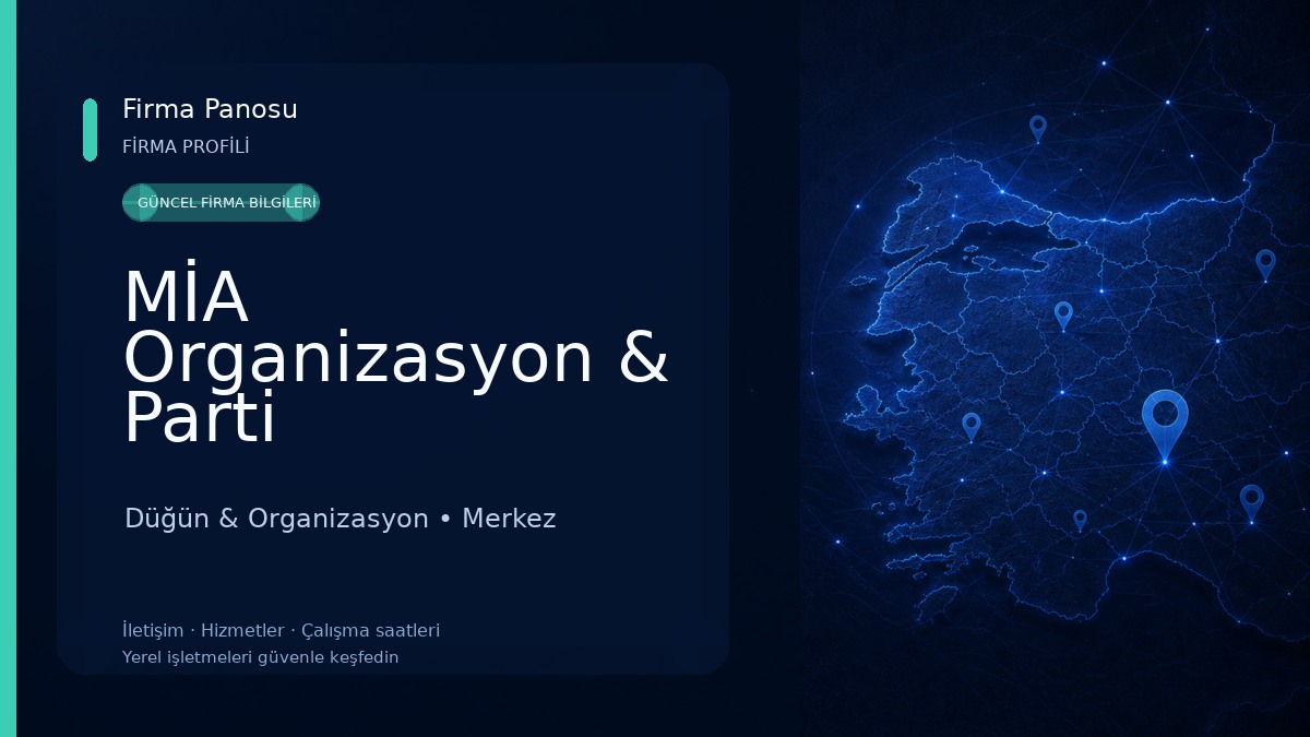 MİA Organizasyon & Parti Malzemeleri Düğün & Organizasyon