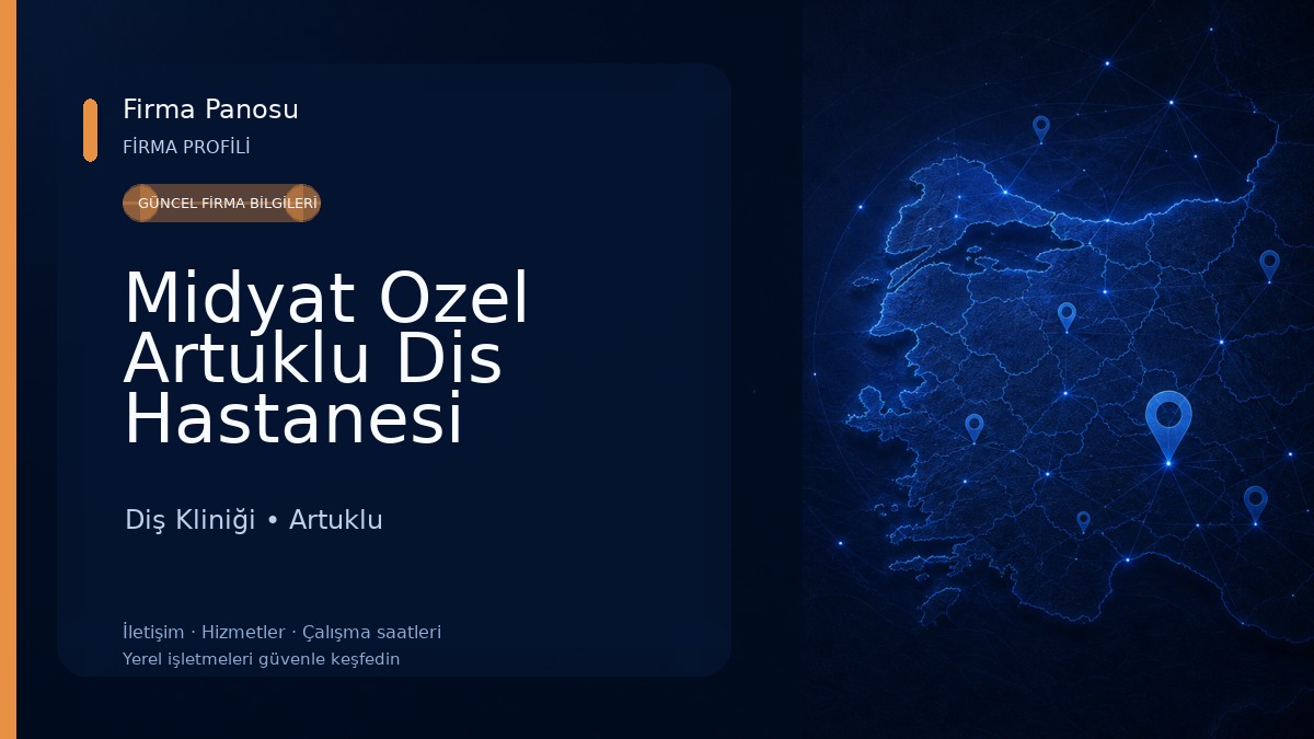 Midyat Ozel Artuklu Dis Hastanesi Diş Kliniği