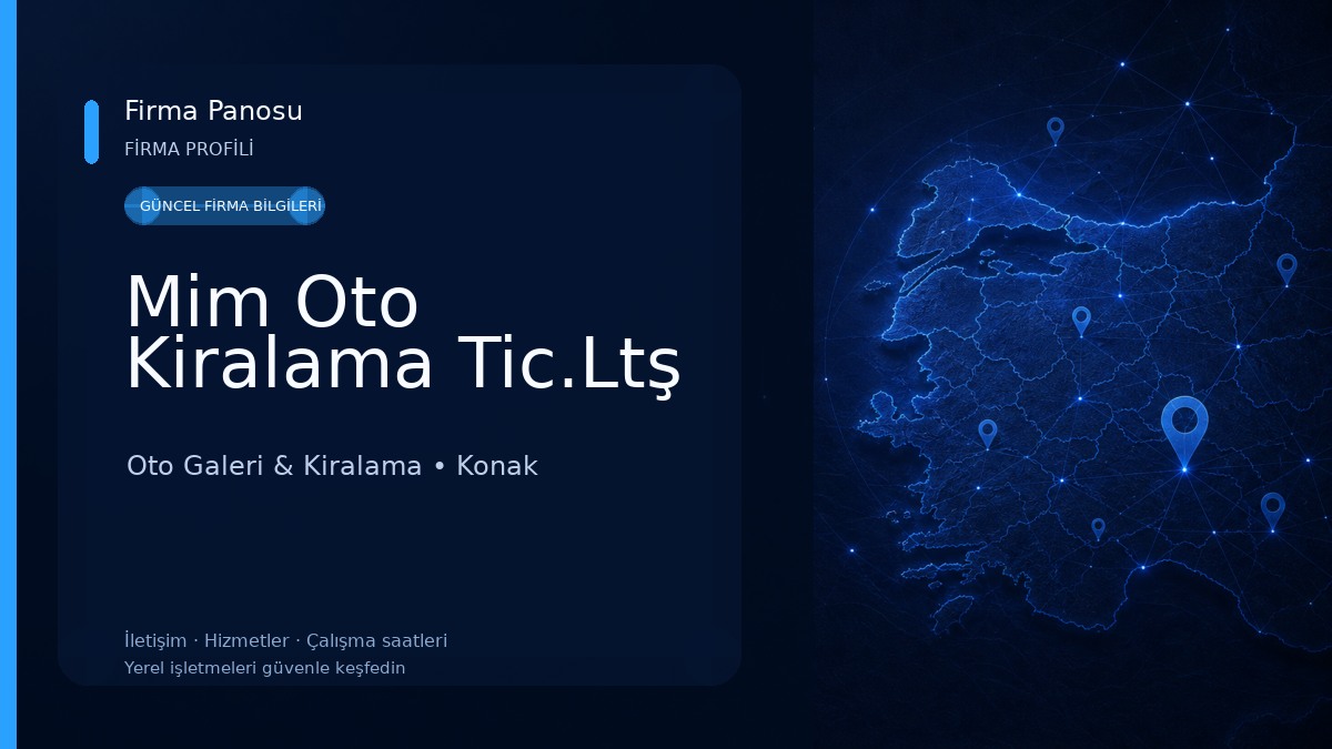 Mim Oto Kiralama Tic.Ltş Oto Galeri & Kiralama