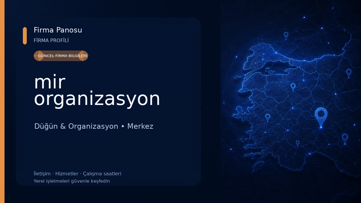 mir organizasyon Düğün & Organizasyon