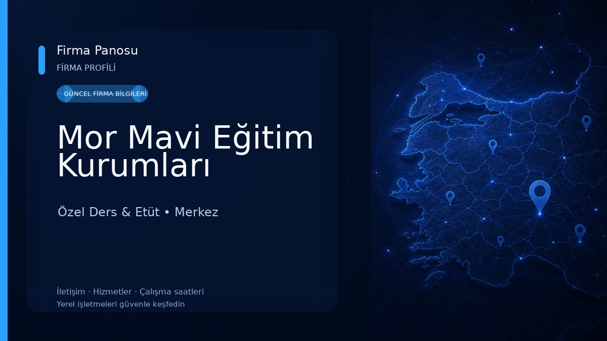 Mor Mavi Eğitim Kurumları 