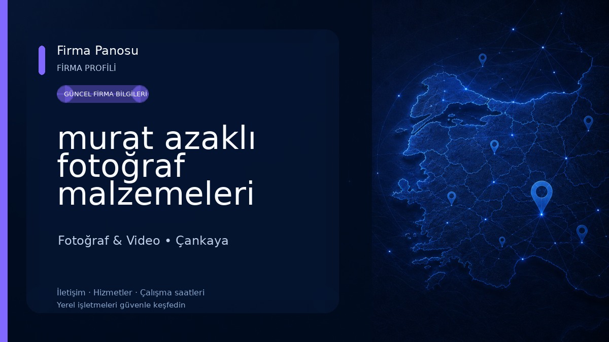 murat azaklı fotoğraf malzemeleri Fotoğraf & Video