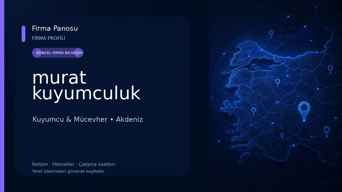 murat kuyumculuk Kuyumcu & Mücevher