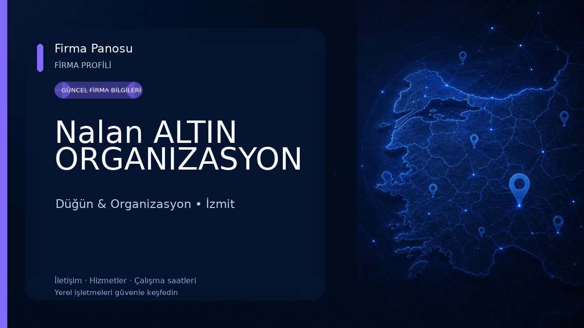 Nalan ALTIN ORGANIZASYON Düğün & Organizasyon