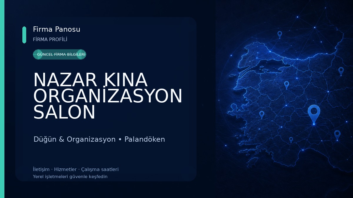 NAZAR KINA ORGANİZASYON SALON Düğün & Organizasyon
