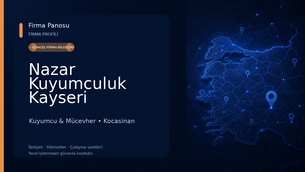 Nazar Kuyumculuk Kayseri