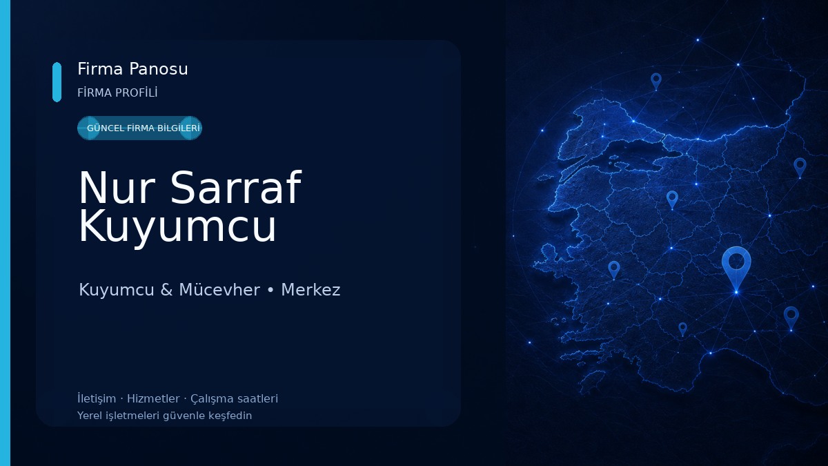 Nur Sarraf Kuyumcu Kuyumcu & Mücevher