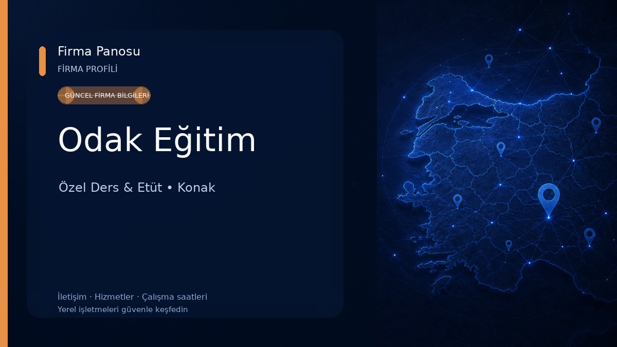 Odak Eğitim Özel Ders & Etüt