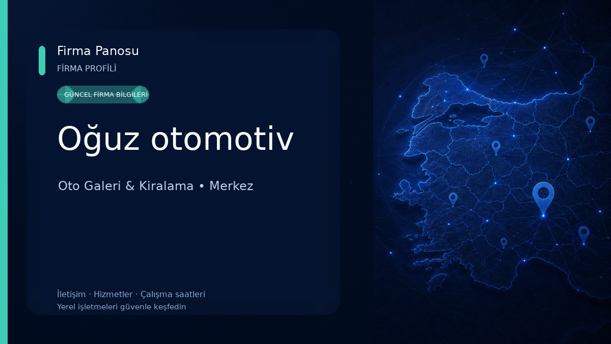Oğuz otomotiv Oto Galeri & Kiralama