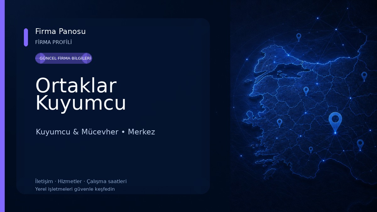 Ortaklar Kuyumcu Kuyumcu & Mücevher