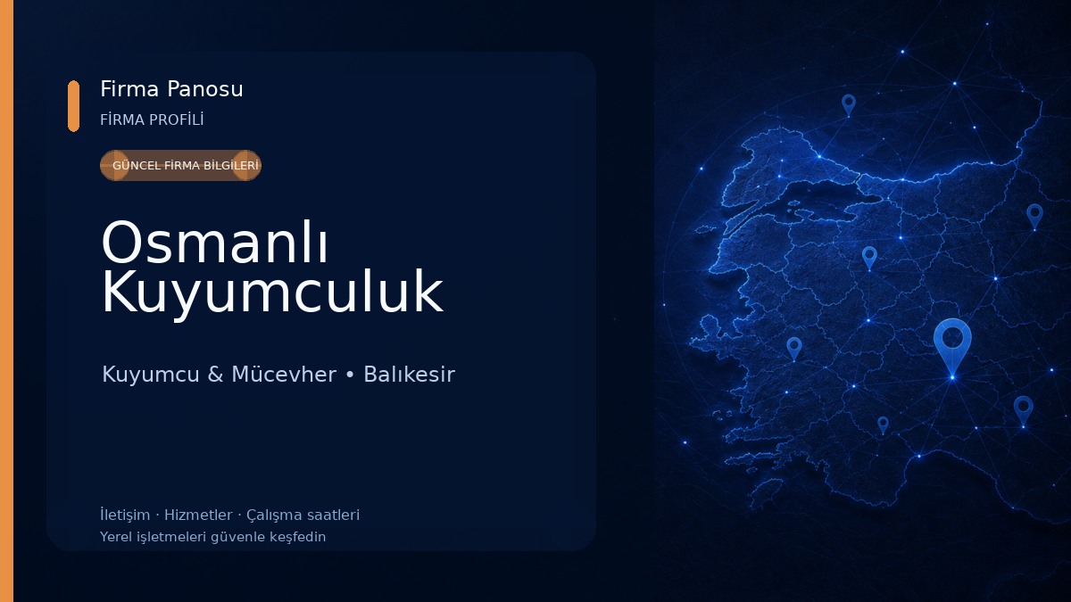 Osmanlı Kuyumculuk Kuyumcu & Mücevher