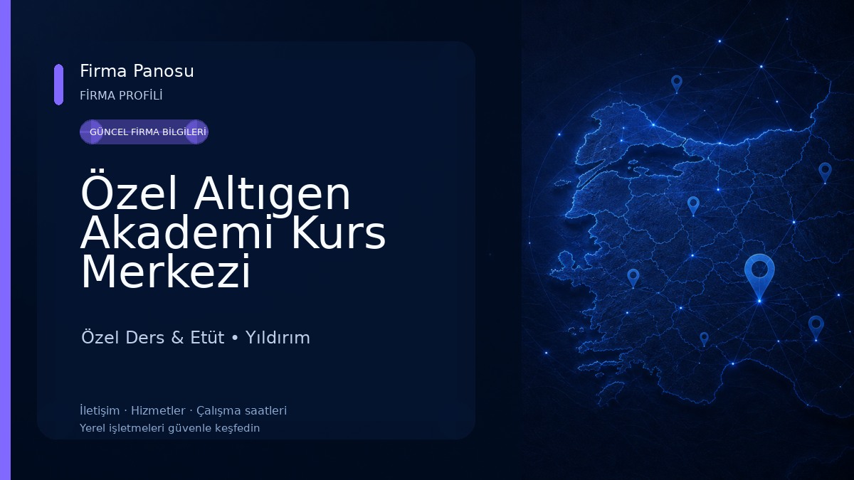 Özel Altıgen Akademi Kurs Merkezi 