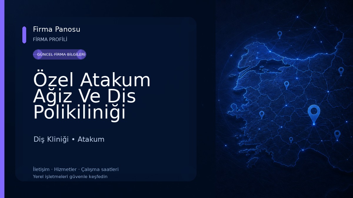 Özel Atakum Ağiz Ve Dis Polikiliniği Diş Kliniği