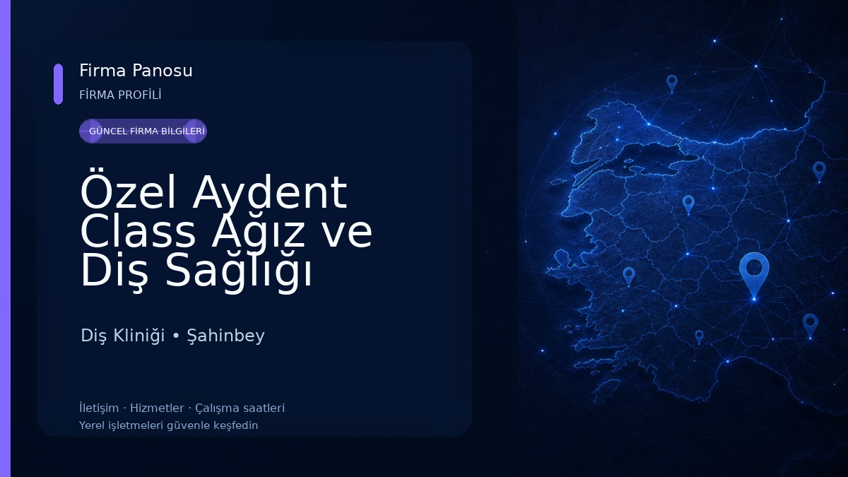Özel Aydent Class Ağız ve Diş Sağlığı Polikliniği Diş Kliniği