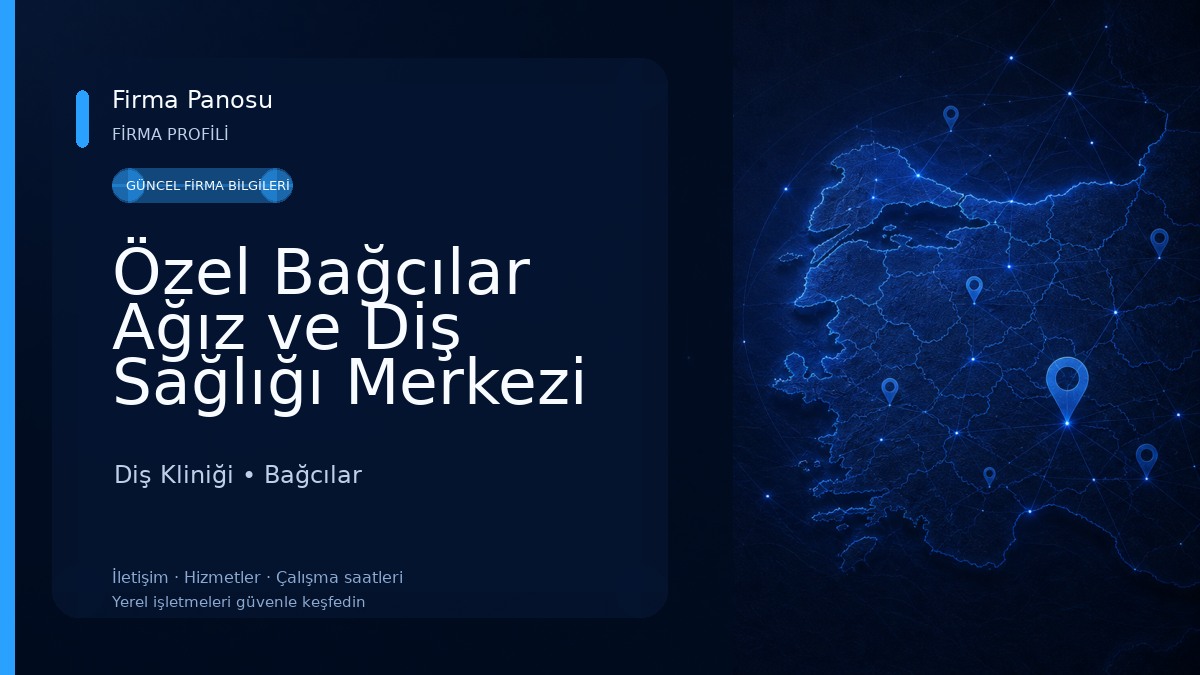 Özel Bağcılar Ağız ve Diş Sağlığı Merkezi Diş Kliniği
