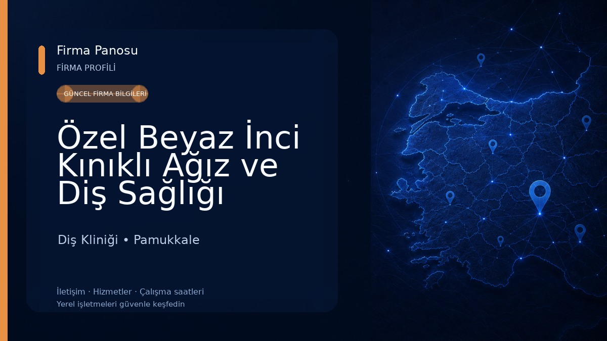 Özel Beyaz İnci Kınıklı Ağız ve Diş Sağlığı Polikliniği Diş Kliniği