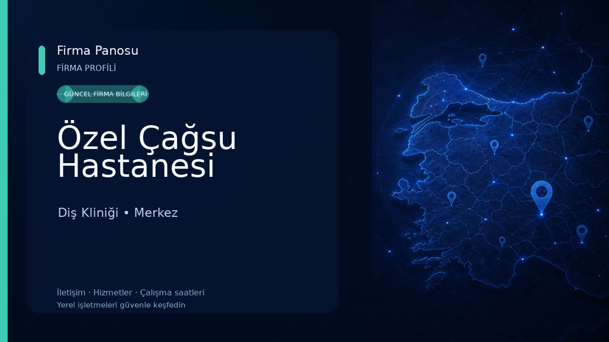 Özel Çağsu Hastanesi Diş Kliniği