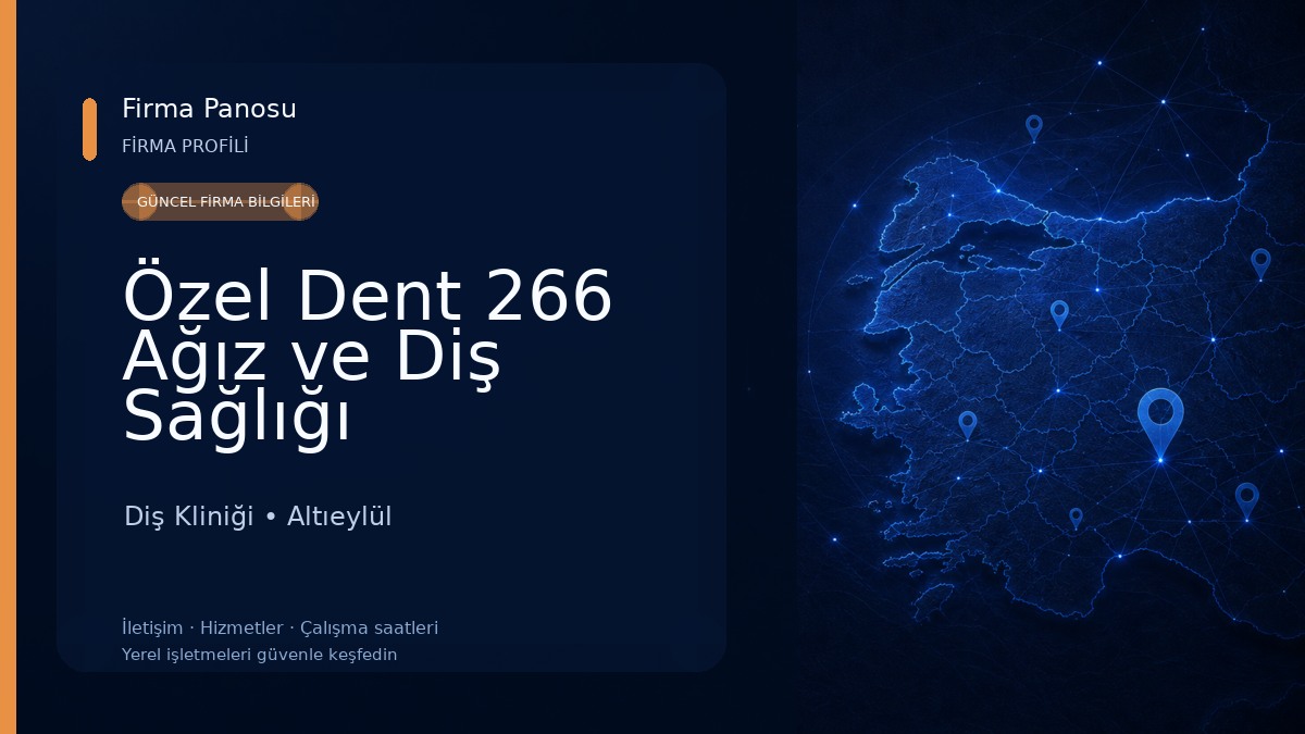 Özel Dent 266 Ağız ve Diş Sağlığı Polikliniği Bahçelievler Şubesi balıkesir özel diş hastanesi Diş Kliniği