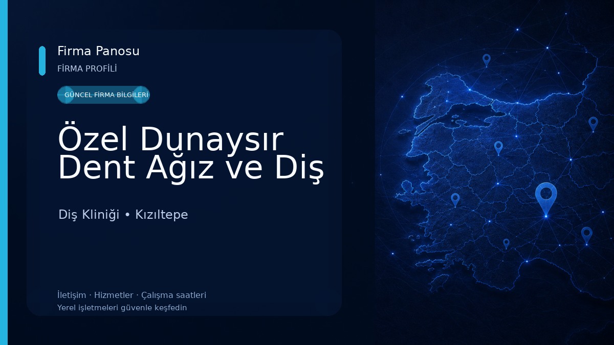 Özel Dunaysır Dent Ağız ve Diş Diş Kliniği