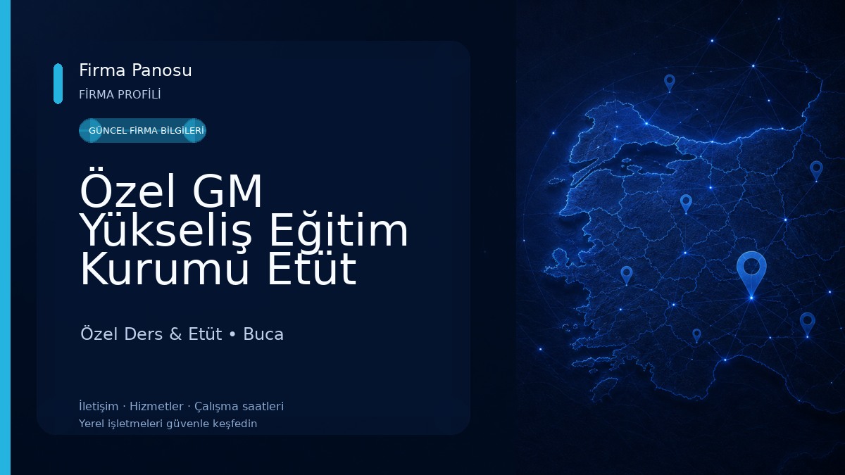 Özel GM Yükseliş Eğitim Kurumu Etüt Özel Ders & Etüt
