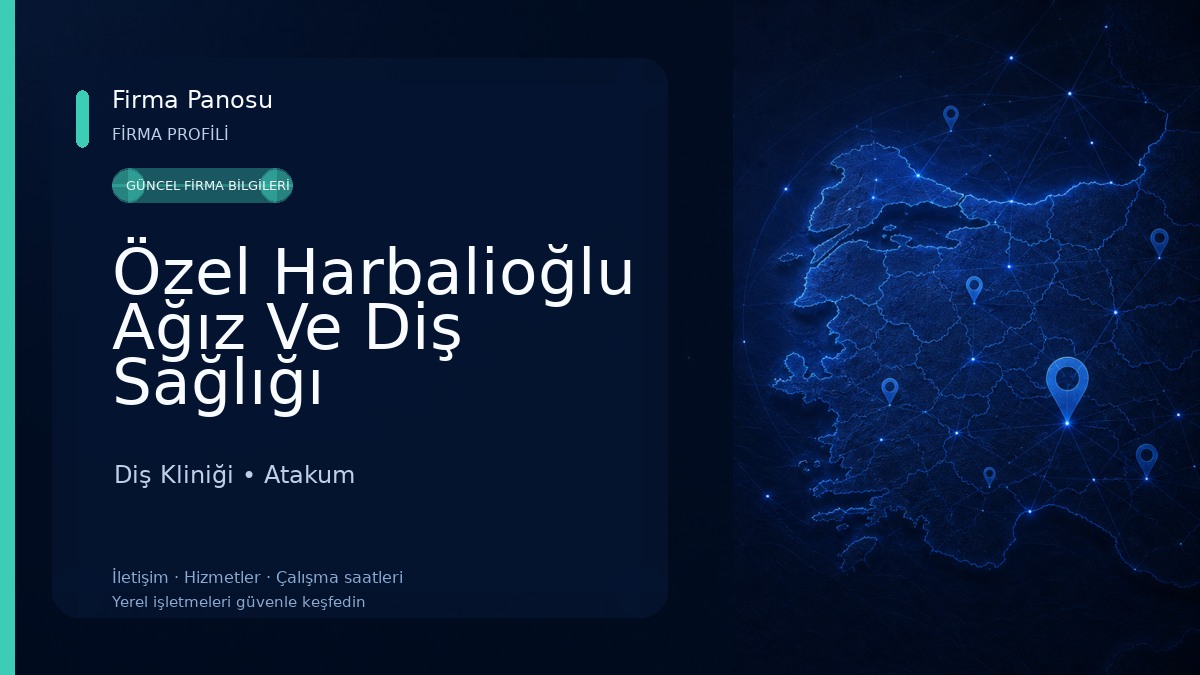 Özel Harbalioğlu Ağız Ve Diş Sağlığı Polikliniği (Atakum/Samsun) Diş Kliniği
