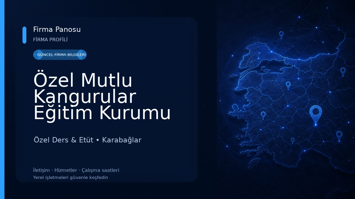 Özel Mutlu Kangurular Eğitim Kurumu Özel Ders & Etüt