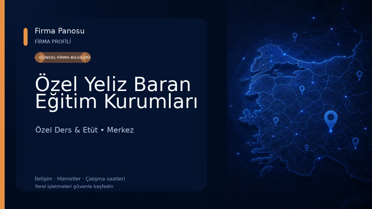 Özel Yeliz Baran Eğitim Kurumları Özel Ders & Etüt