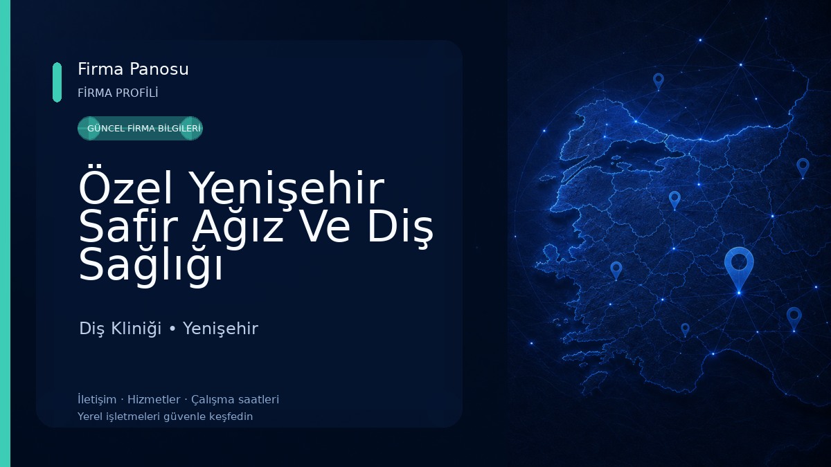 Özel Yenişehir Safir Ağız Ve Diş Sağlığı Polikliniği Diş Kliniği