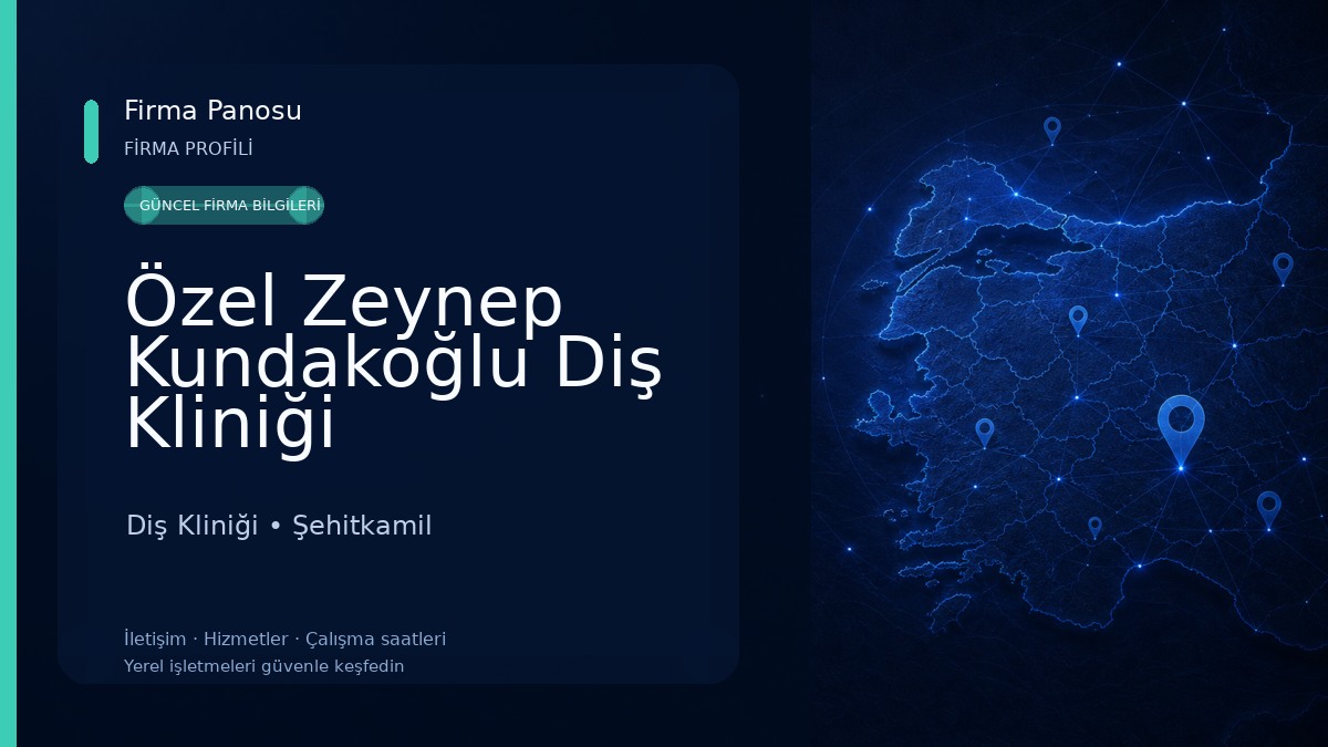 Özel Zeynep Kundakoğlu Diş Kliniği Diş Kliniği