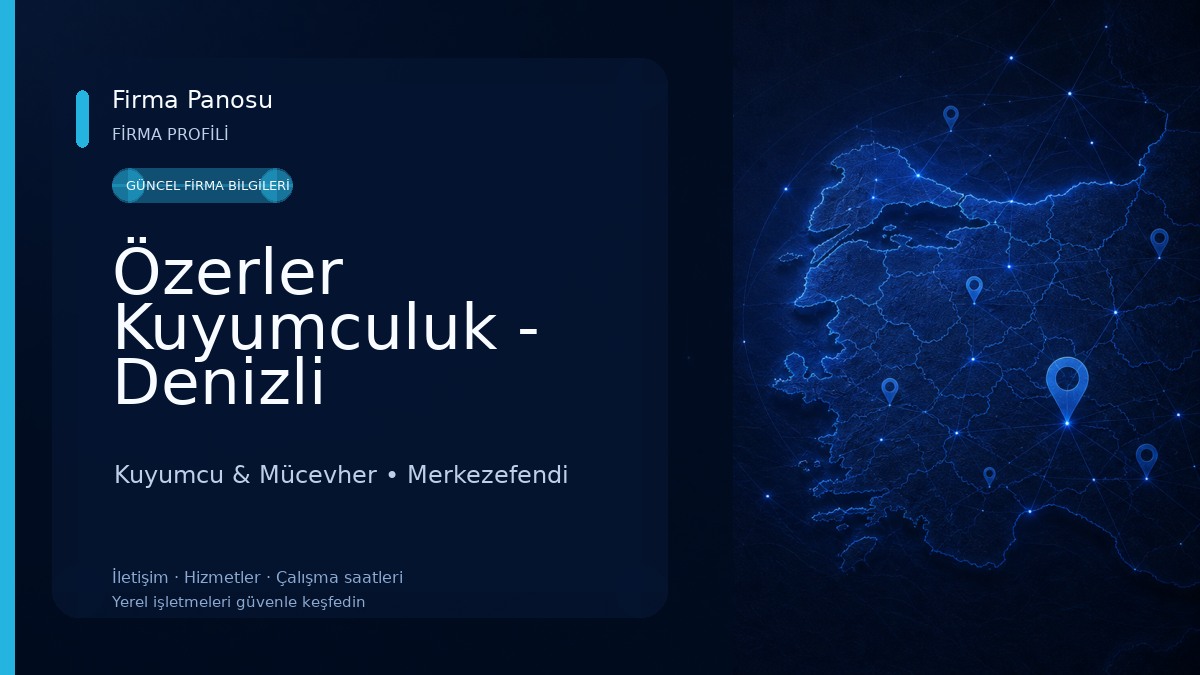 Özerler Kuyumculuk - Denizli Kuyumcular
