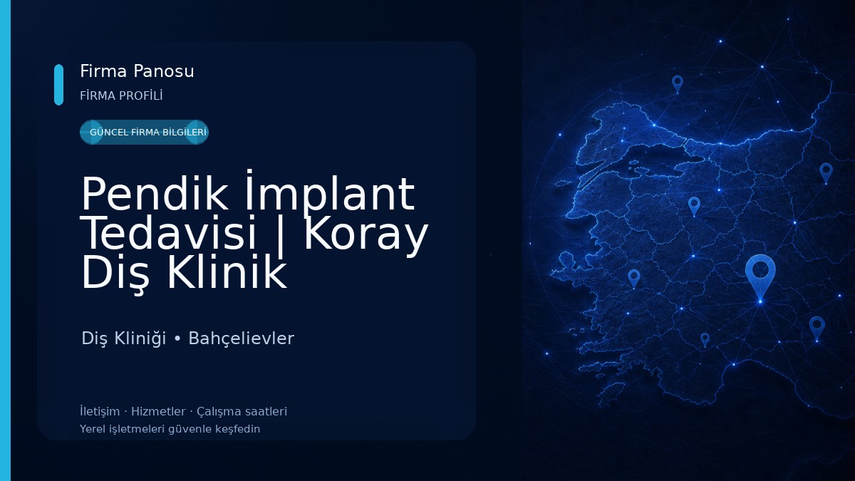 Pendik İmplant Tedavisi | Koray Diş Klinik Diş Kliniği