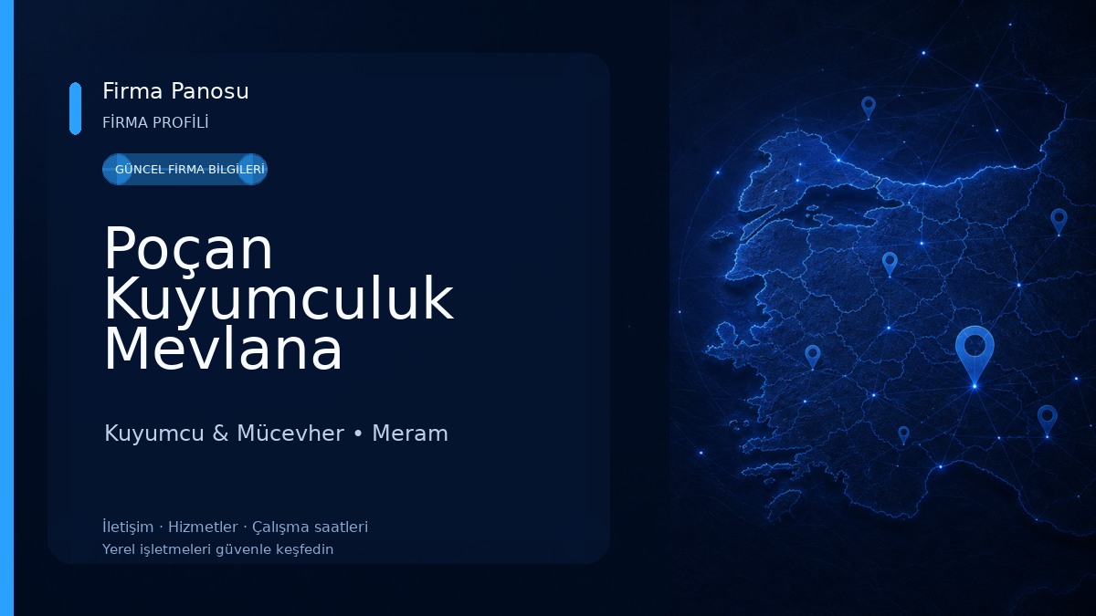 Poçan Kuyumculuk Mevlana Kuyumcu & Mücevher