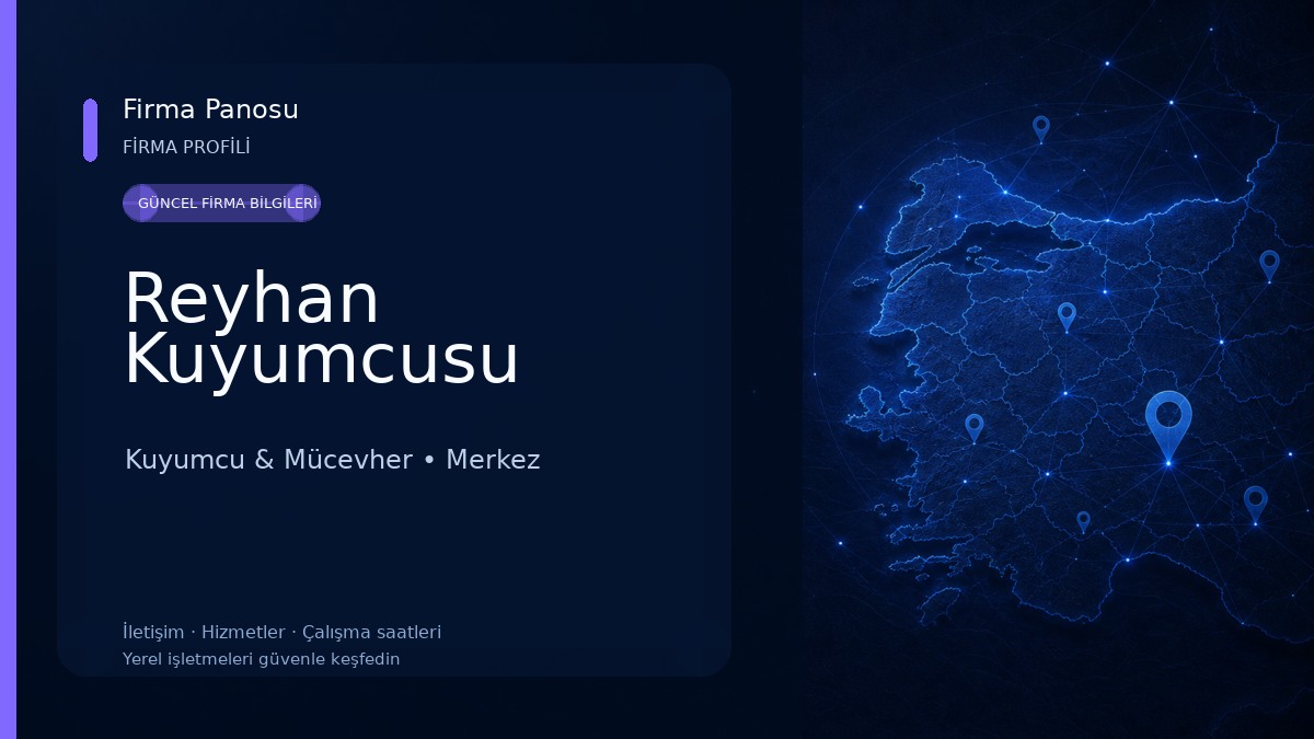 Reyhan Kuyumcusu Kuyumcu & Mücevher