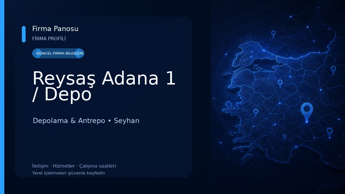 Reysaş Adana 1 / Depo 