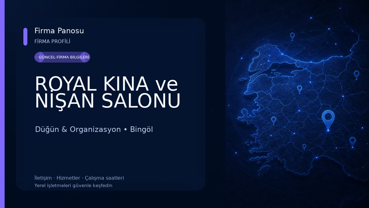 ROYAL KINA ve NİŞAN SALONU Düğün & Organizasyon
