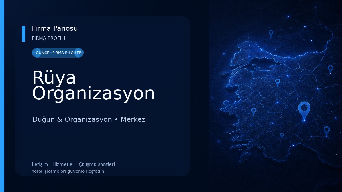 Rüya Organizasyon Düğün & Organizasyon