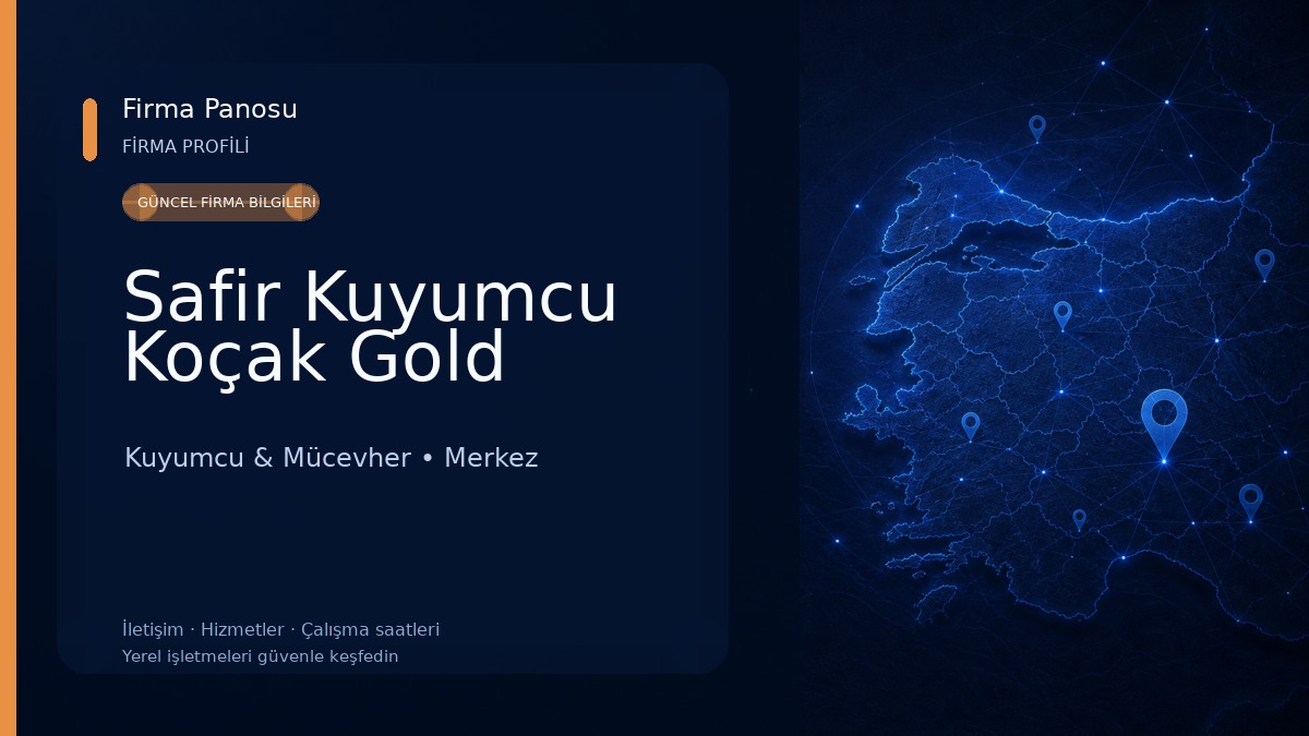 Safir Kuyumcu Koçak Gold Kuyumcu & Mücevher