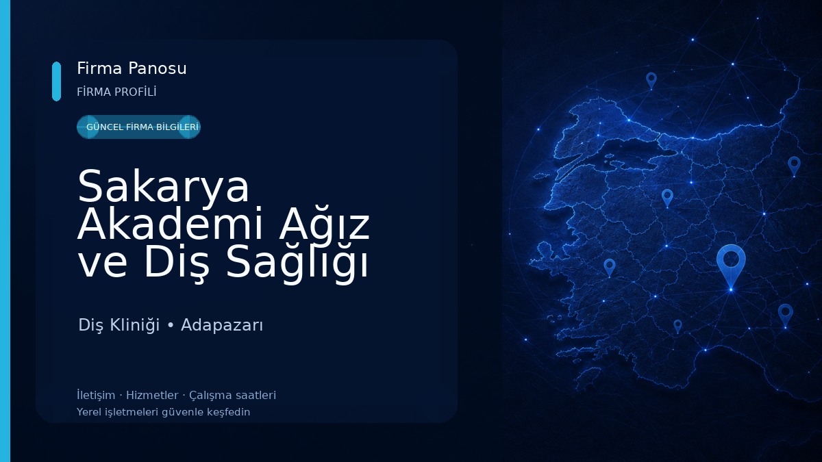 Sakarya Akademi Ağız ve Diş Sağlığı Polikliniği Diş Kliniği
