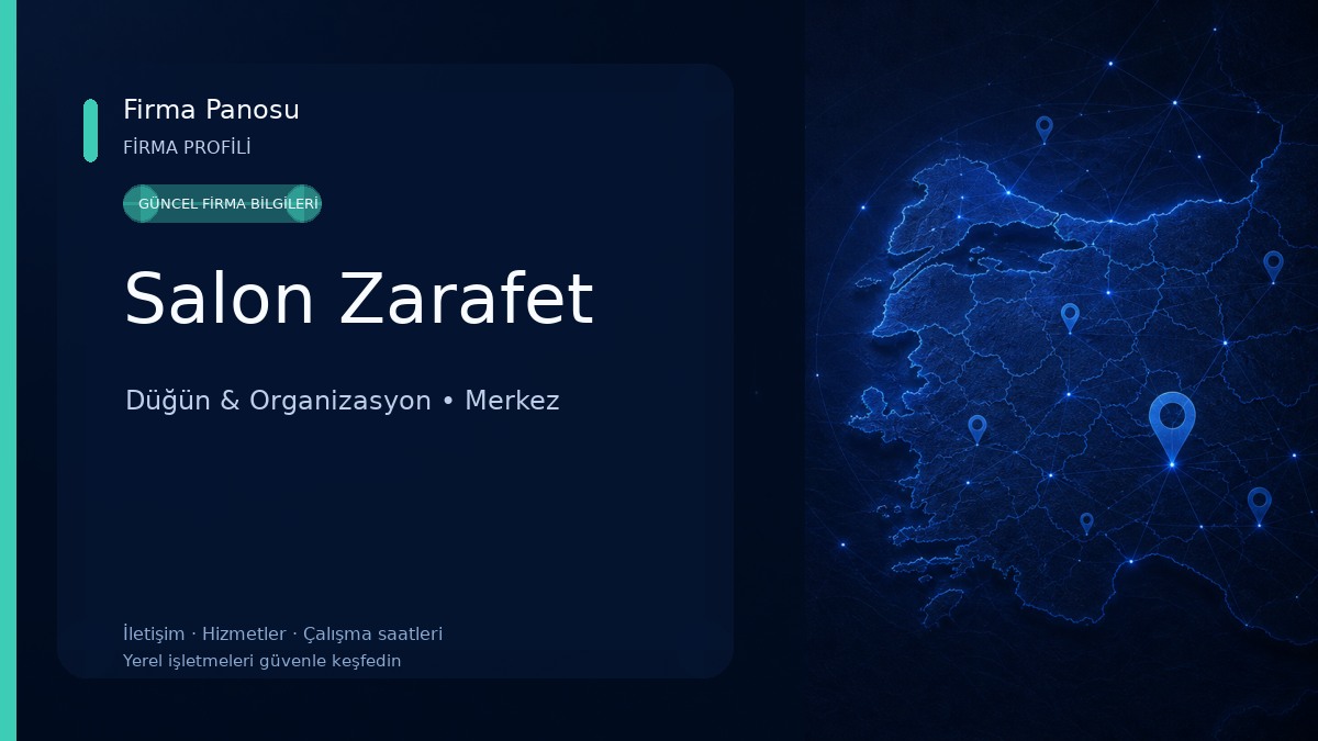 Salon Zarafet Düğün & Organizasyon